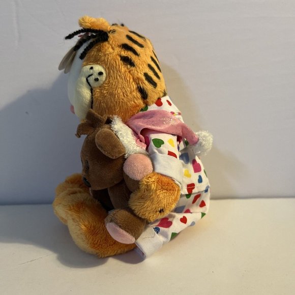 Vintage 10" TY Beanie Baby GOODNIGHT GARFIELD with Pooky Plush Tag Valentine - Picture 11 of 15